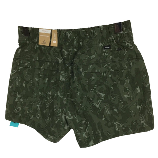 Prana Halle E-Waist Short II W 6 Green Camo